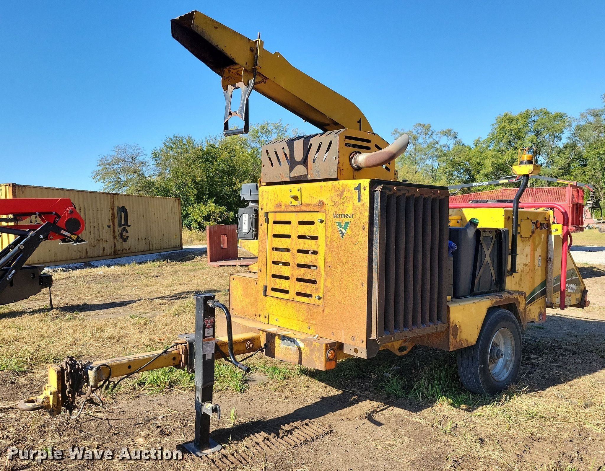 2017 Vermeer BC1800XL wood chipper in Ames, IA | Item EA2638 for