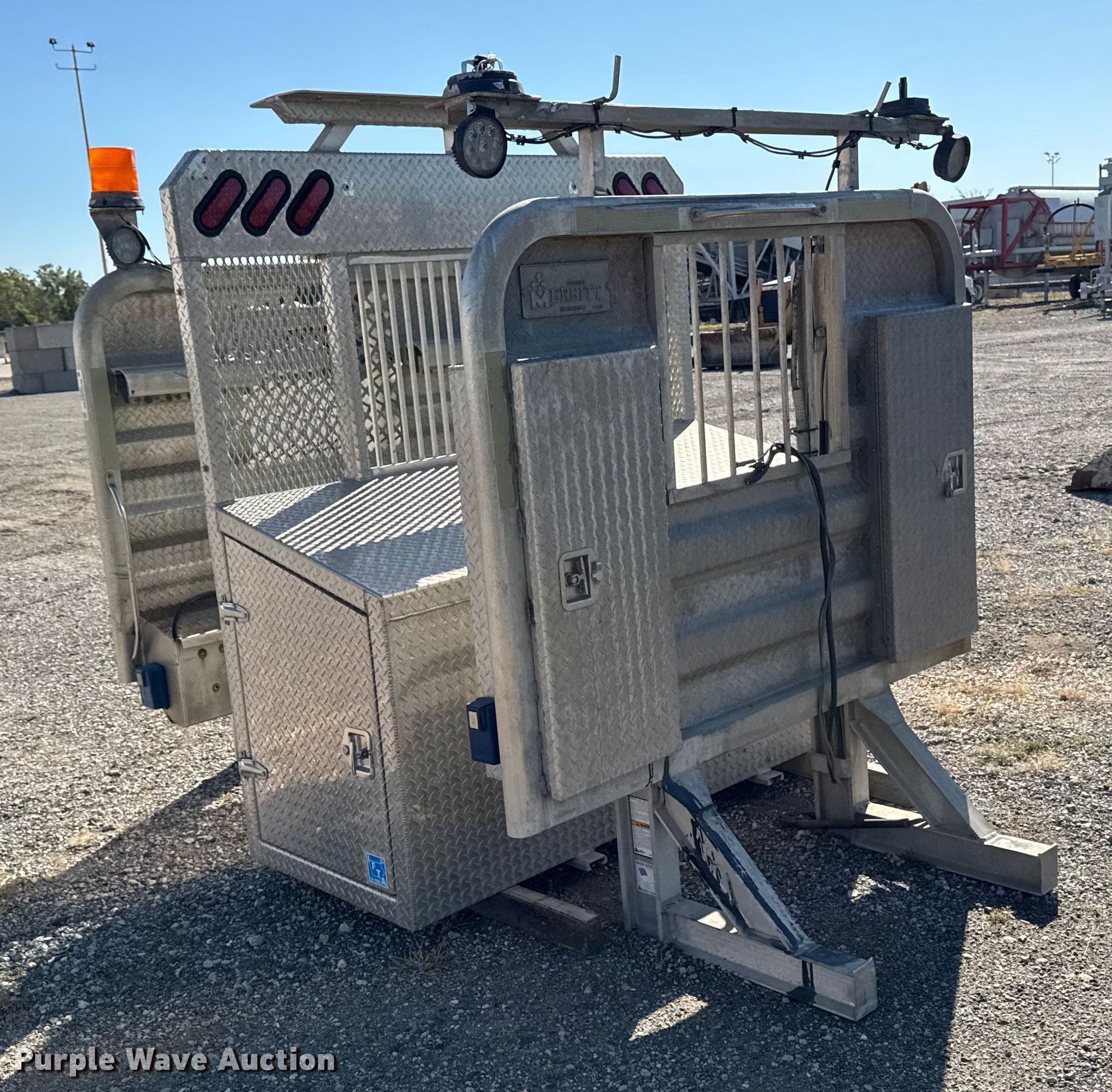 (3) Merritt headache racks in Brooklyn, IA | Item EM2395 sold | Purple Wave