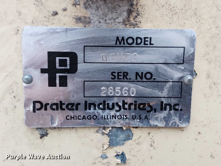 image for item DU3684 Prater Industries G6HFS hammer mill