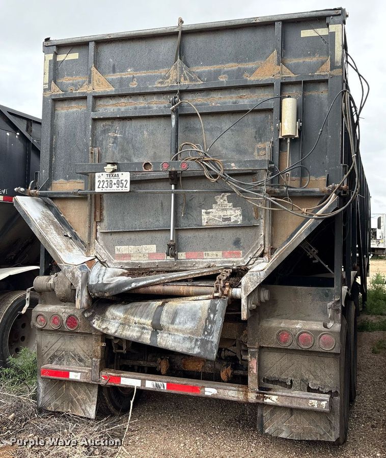 image for item DX7987 2012 Trinity  Eagle Bridge live bottom trailer