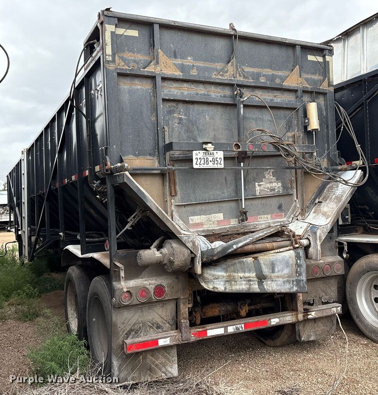 image for item DX7987 2012 Trinity  Eagle Bridge live bottom trailer