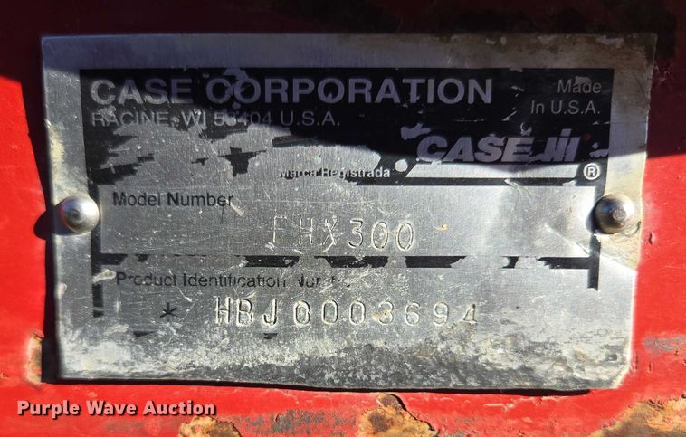 image for item DY1354 Case FHX300 forage harvester