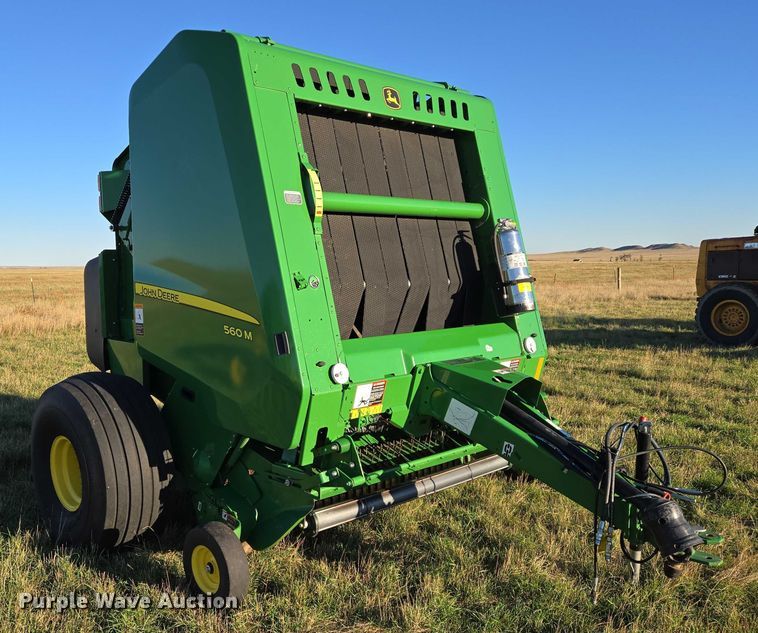 image for item DY1361 2021 John Deere 560M round baler