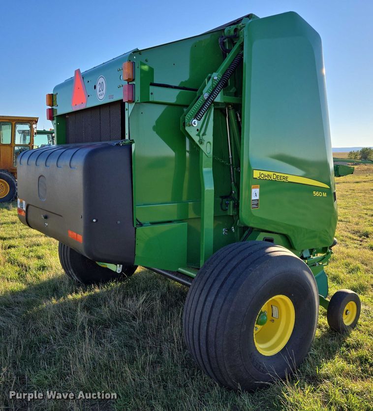 image for item DY1361 2021 John Deere 560M round baler