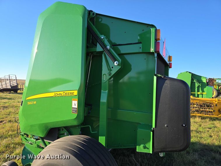 image for item DY1361 2021 John Deere 560M round baler