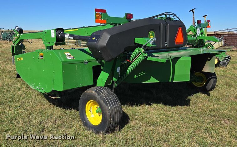 image for item DY1364 2024 John Deere C500 swather / windrower