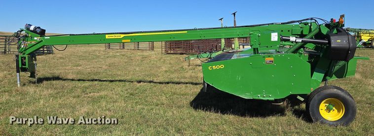 image for item DY1364 2024 John Deere C500 swather / windrower