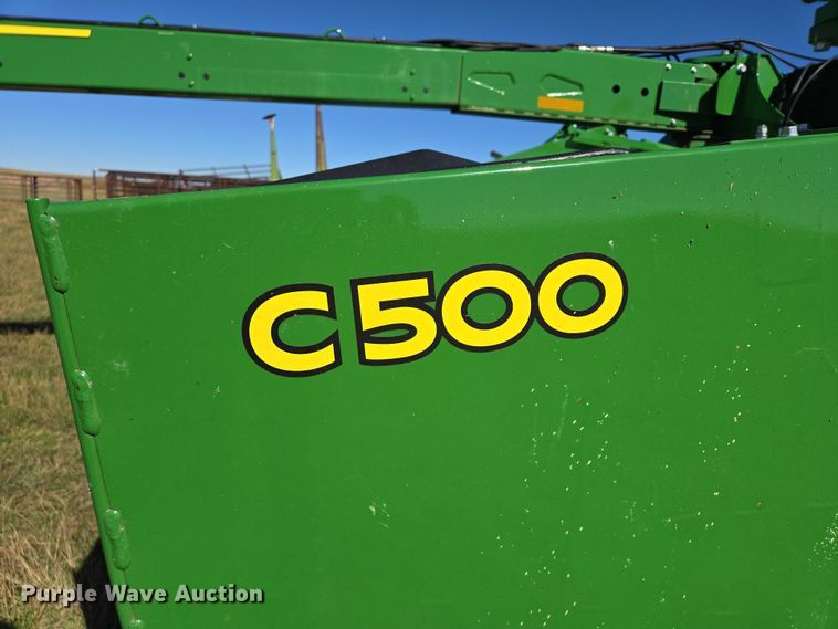 image for item DY1364 2024 John Deere C500 swather / windrower
