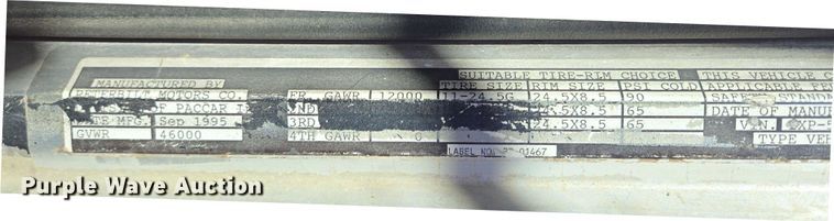 image for item DY1367 1996 Peterbilt 379 semi truck