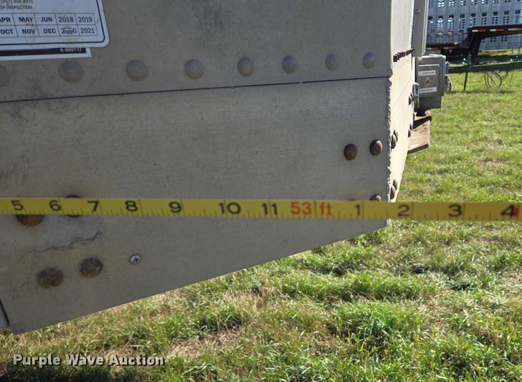 image for item DY1368 2009 Wilson livestock trailer