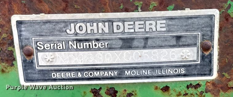 image for item DY8254 John Deere 630 double off-set disk