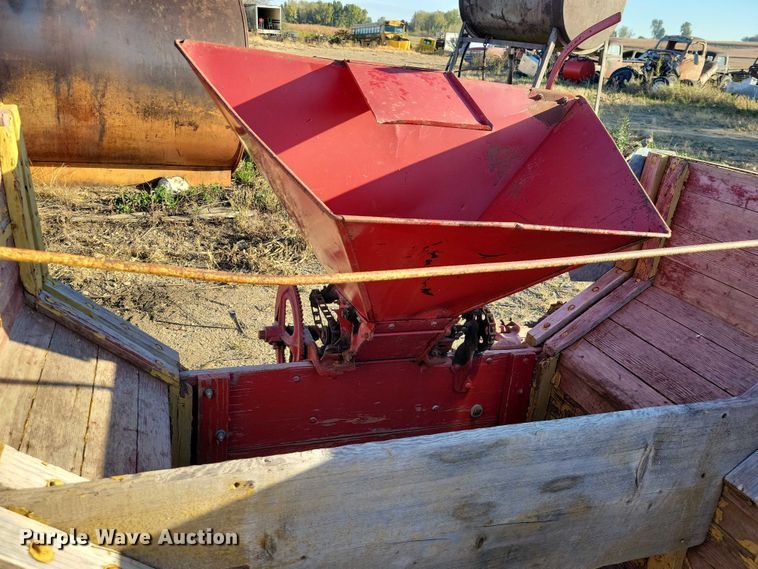 image for item DZ6755 Box wagon with seed spreader attachment