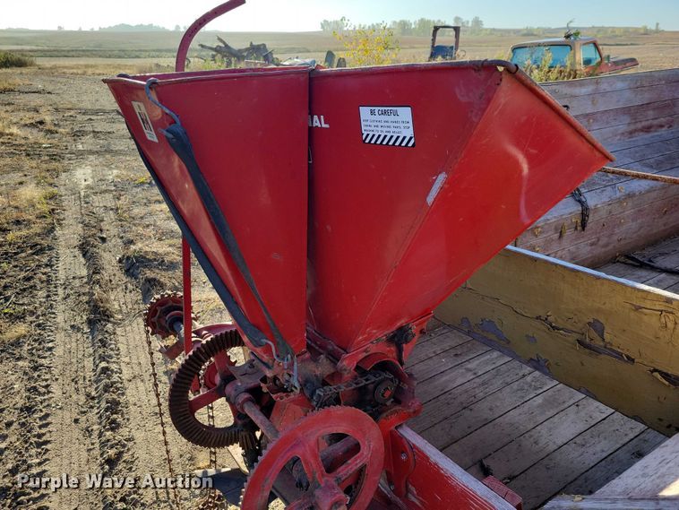 image for item DZ6755 Box wagon with seed spreader attachment