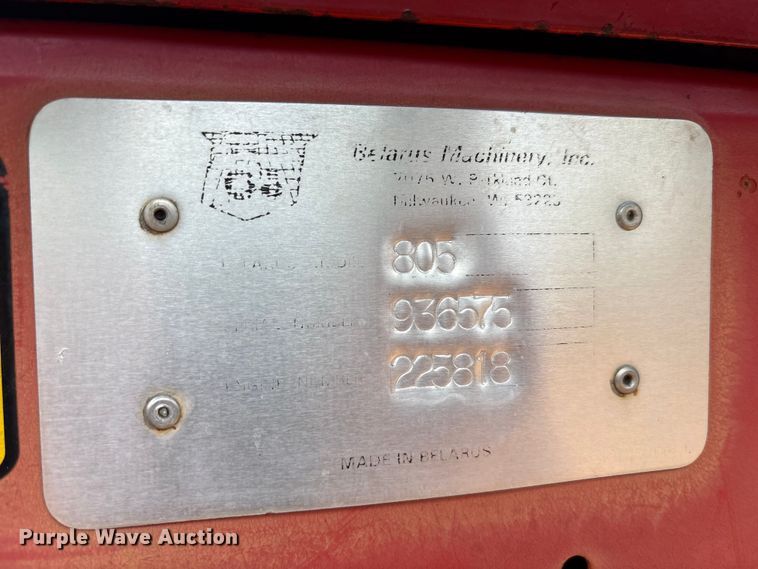 image for item EA7610 Belarus 805 tractor