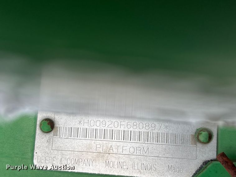 image for item ED2291 1989 John Deere 9400 combine