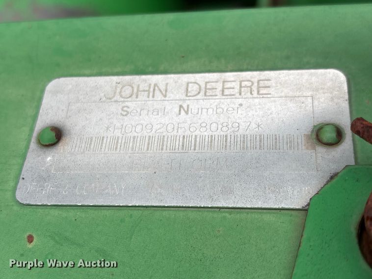 image for item ED2291 1989 John Deere 9400 combine