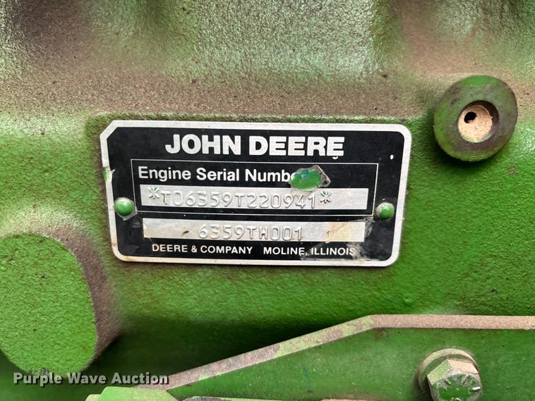 image for item ED2291 1989 John Deere 9400 combine