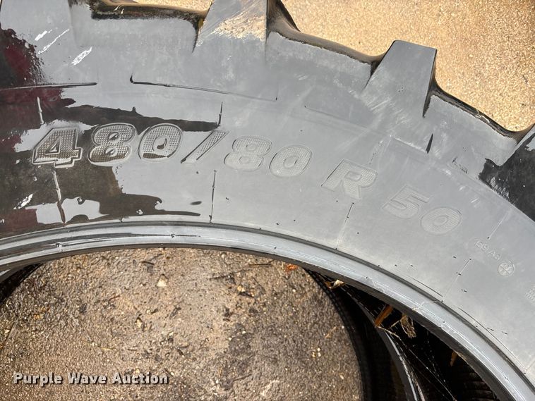 image for item EE4030 Michelin  (2) 480/80R50 tires