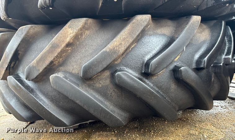 image for item EE4035 (4) 520/85R42 tires and wheels