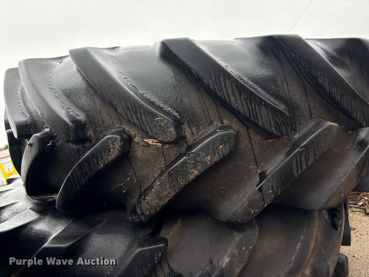 image for item EE4035 (4) 520/85R42 tires and wheels