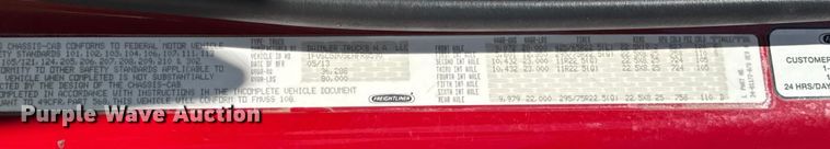 image for item EF2199 2014 Freightliner Business Class M2 feed delivery truck