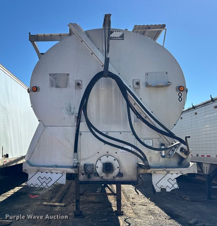 image for item EF2203 2008 Warren AT38SRTV9 feed delivery trailer