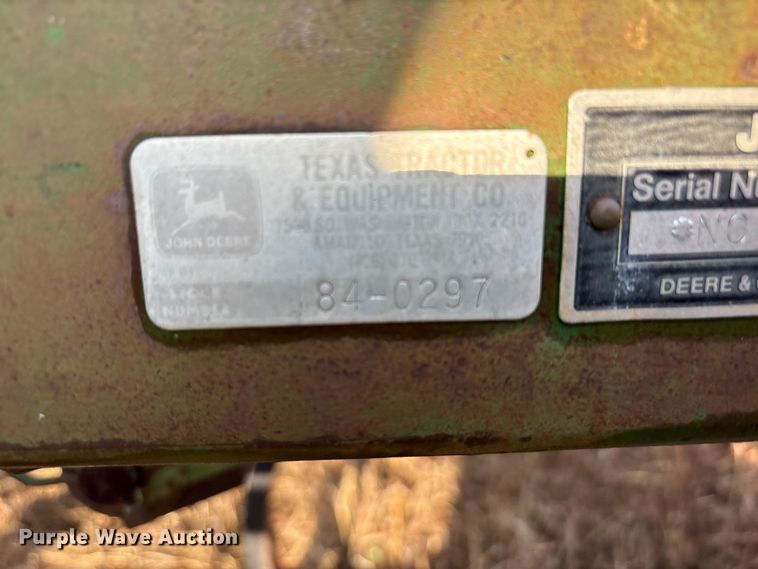 image for item EF6087 John Deere 84-0297 sweep plow