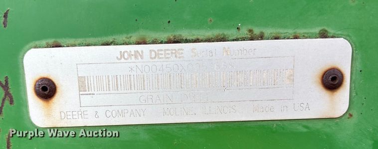 image for item EF6089 (3) John Deere 450 grain drills