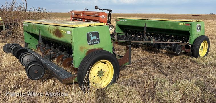 image for item EF6090 (2) John Deere 8200 grain drills