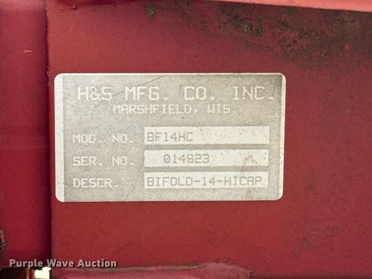 image for item EM8364 H&S BF14HC hay rake