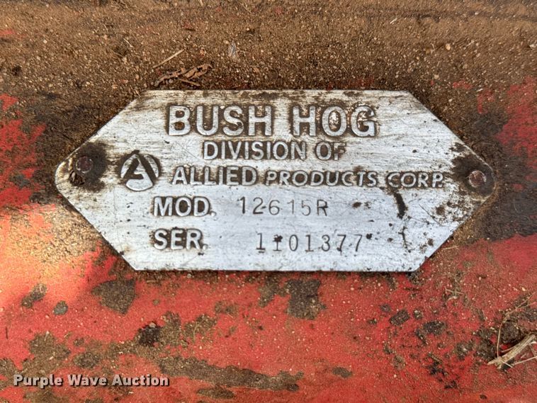 image for item EM8368 Bush Hog 12615R rotary mower
