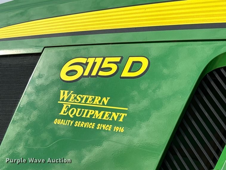 image for item EM8372 2013 John Deere 6115D MFWD tractor