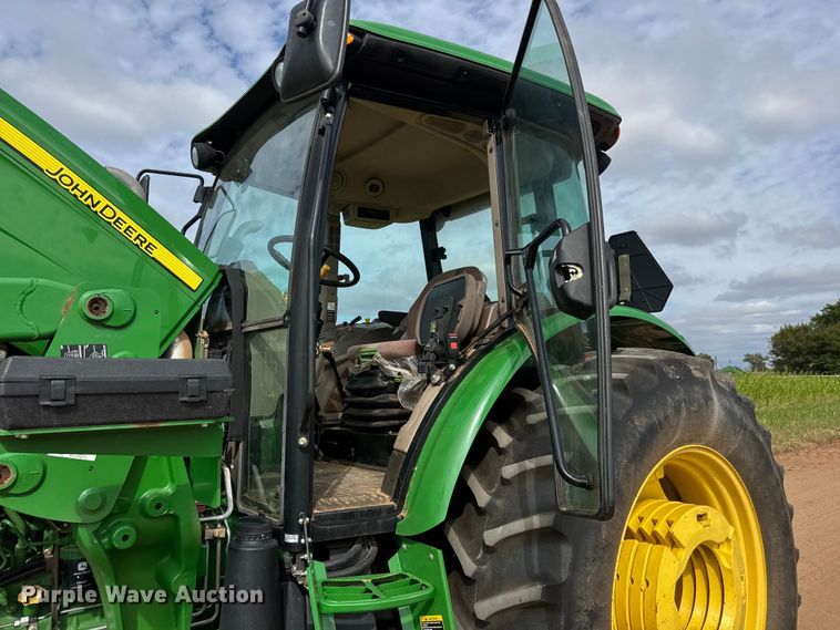 image for item EM8372 2013 John Deere 6115D MFWD tractor