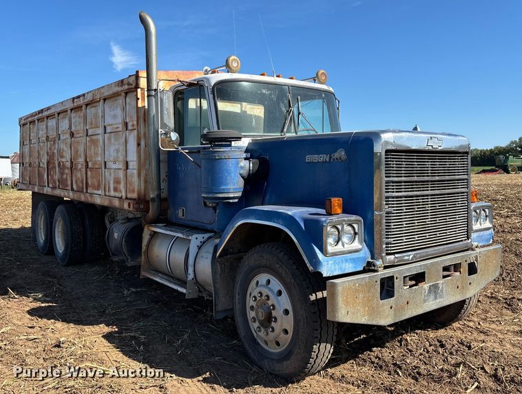 image for item EN5658 1977 Chevrolet Bison grain truck