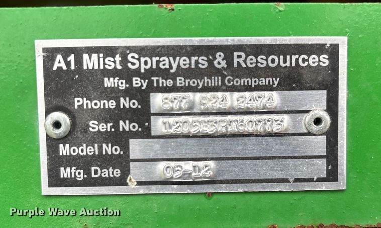 image for item EN5705 2012 A1 Mist Sprayers & Resources mist sprayer