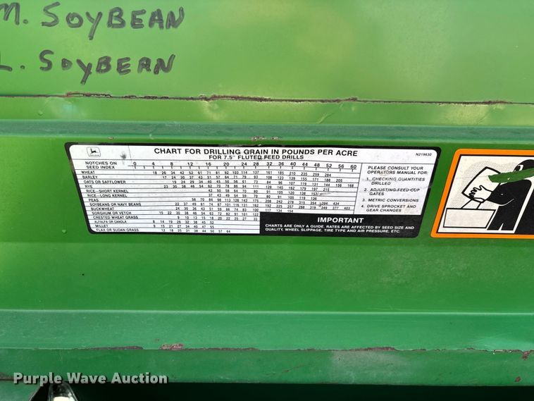image for item EN5708 John Deere 750 Grain Drill