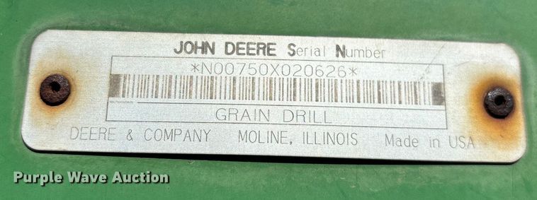 image for item EN5708 John Deere 750 Grain Drill