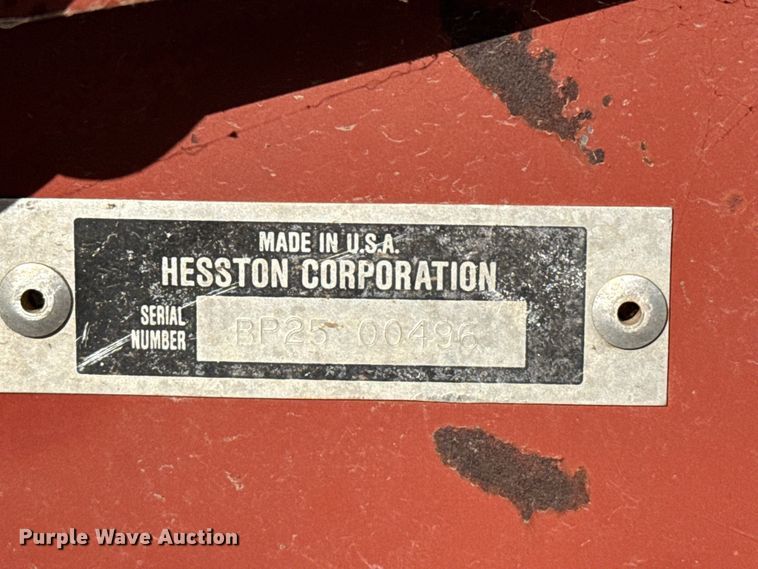 image for item EP0762 Hesston BP25 bale processor