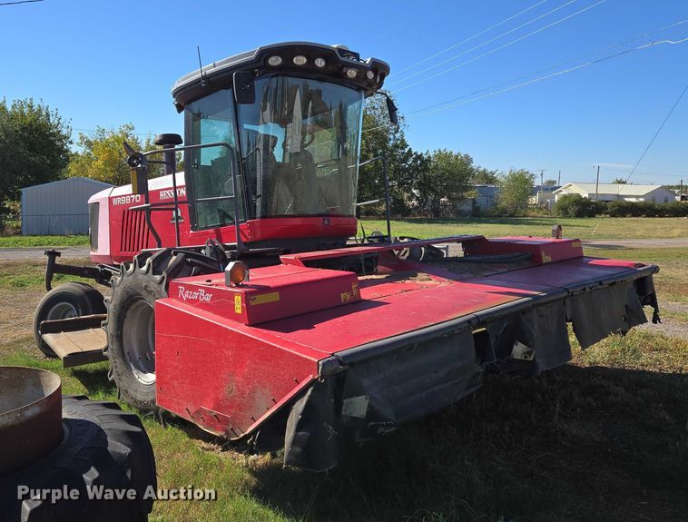 image for item EU3926 2016 Massey Ferguson WR9870 swather / windrower