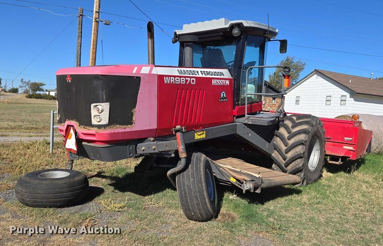 image for item EU3926 2016 Massey Ferguson WR9870 swather / windrower