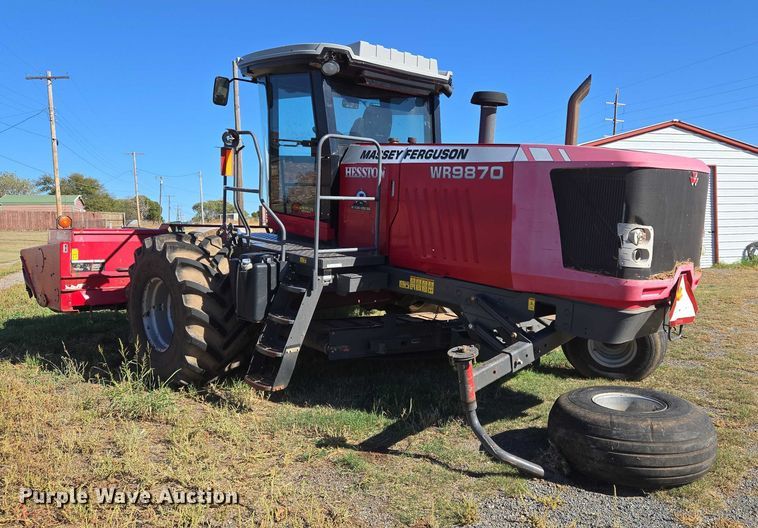 image for item EU3926 2016 Massey Ferguson WR9870 swather / windrower