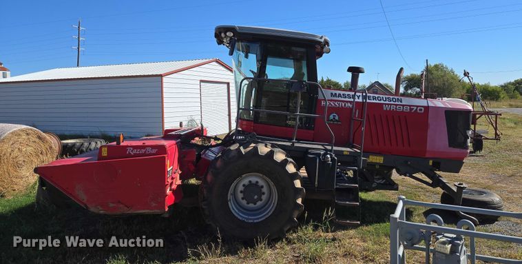 image for item EU3926 2016 Massey Ferguson WR9870 swather / windrower