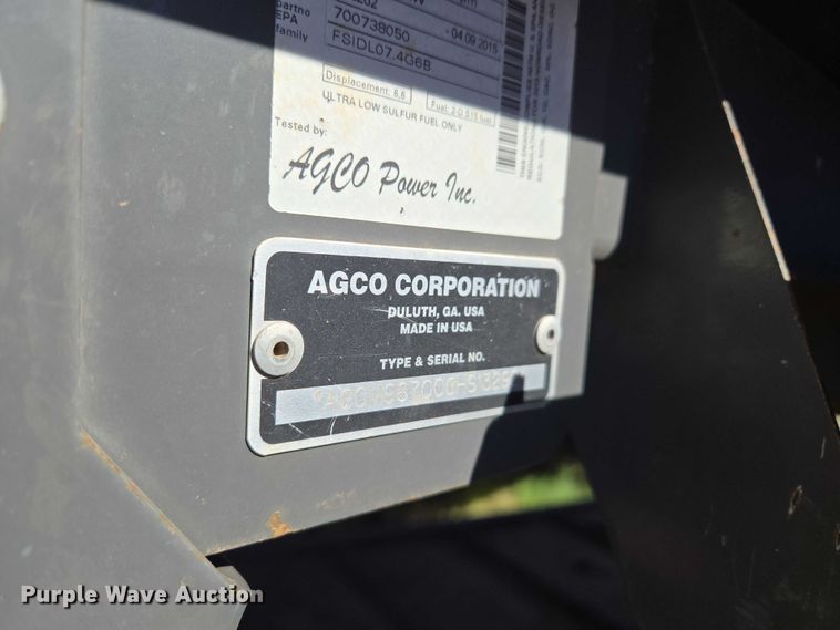 image for item EU3926 2016 Massey Ferguson WR9870 swather / windrower