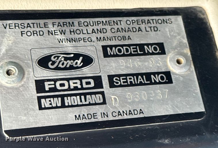 image for item EU6083 1993 Ford 946 4WD tractor