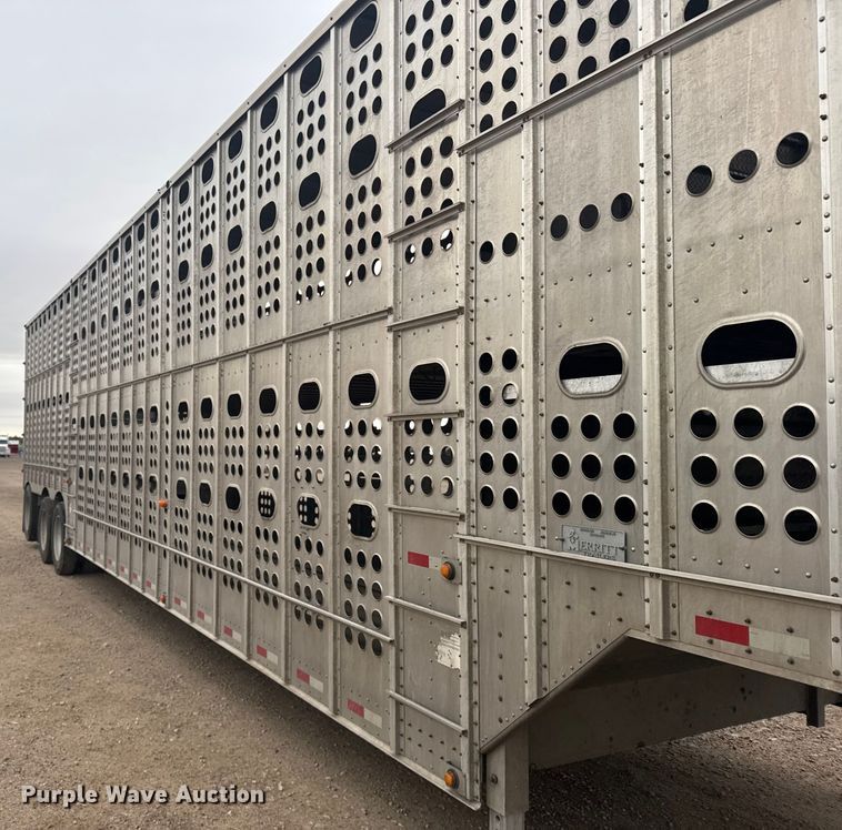 image for item EU6090 2019 Merritt DDLCDB livestock trailer