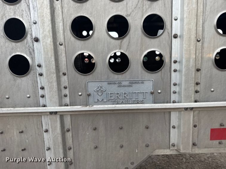 image for item EU6090 2019 Merritt DDLCDB livestock trailer