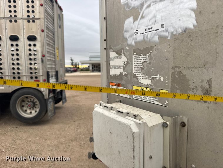 image for item EU6090 2019 Merritt DDLCDB livestock trailer