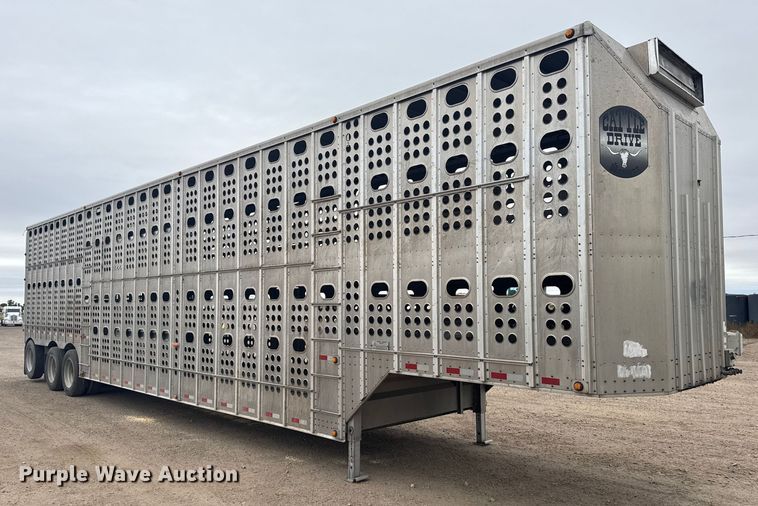 image for item EU6091 2018 Merritt DDLCDBM livestock trailer