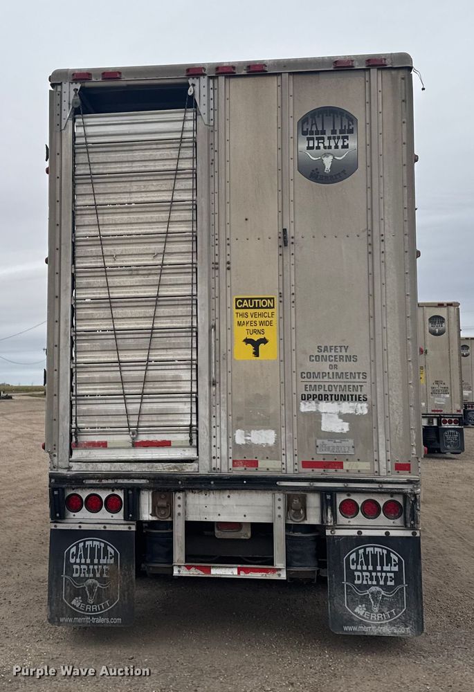image for item EU6091 2018 Merritt DDLCDBM livestock trailer