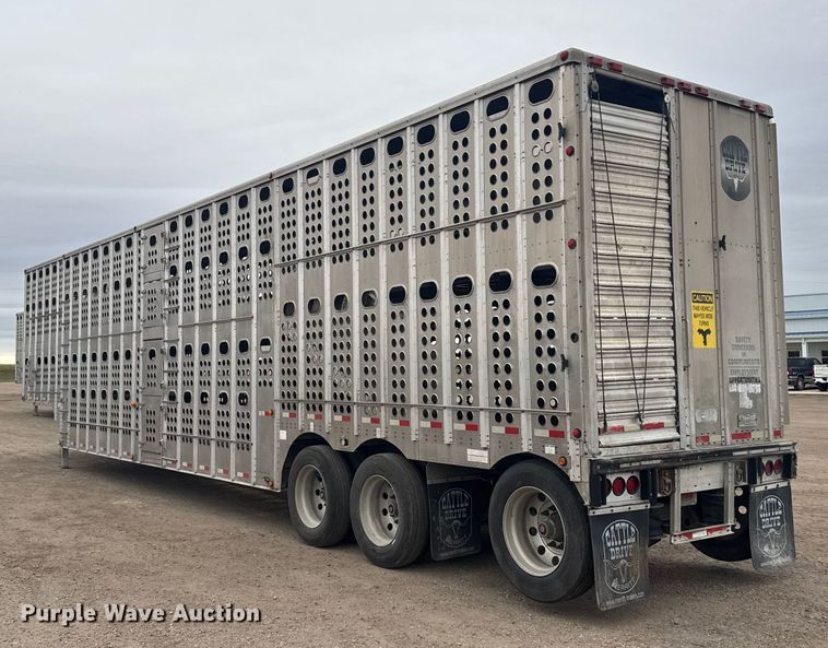 image for item EU6091 2018 Merritt DDLCDBM livestock trailer